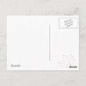 トロント，カナダ： Yonge-Dundas Intersection in B&W ポストカード (裏面)