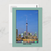 トロント、カナダCNタワー写真 ポストカード (正面/裏面)