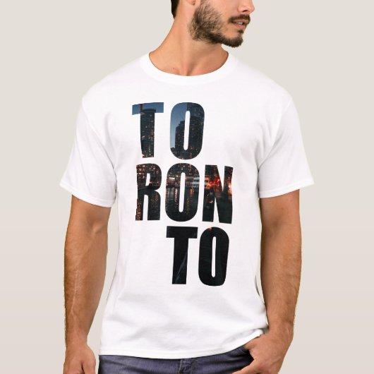 トロント テキスト Tシャツ (正面)