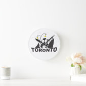 トロント ラウンド壁時計 (ホーム)