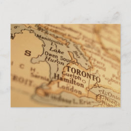 トロント ヴィンテージマップ ポストカード