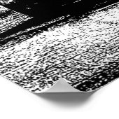 トロント࿗、白黒コラージュ ポスター (角)