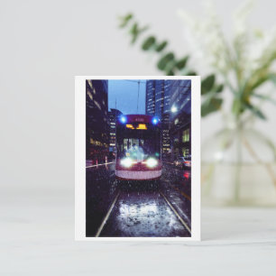 トロント、通りカーin大雨 ポストカード
