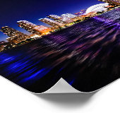 トロント–698496トロント市風景湖高層 ポスター (角)