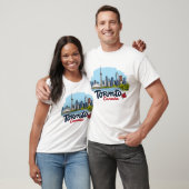 トロント CNタワー スカイライン Tシャツ (ユニセックス)