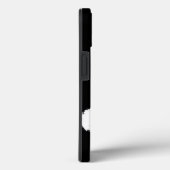 トロントCNタワーの白黒ステンシル Case-Mate iPhoneケース (裏面 / 右)
