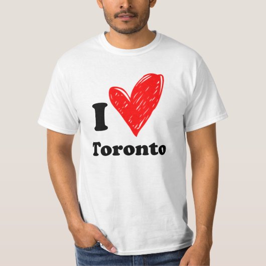 トロントTシャツが大好き Tシャツ (正面)