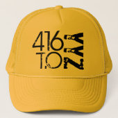 トロントYYZ 416カナダ キャップ (正面)