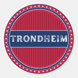 トロンハイム市プライドエンブレム - ノルウェー人のアイデンティティ ラウンドシール