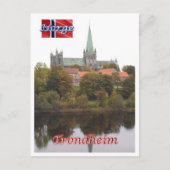 トロンハイム – ニダロスドーム – ノルウェー – ポストカード (正面)