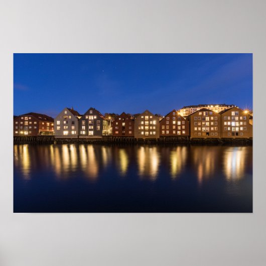 トロンハイム ノルウェー ポスター (正面)