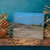 トロンビーチスコットランドポストカードポスター フォトプラーク (側面)