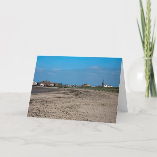 トロンビーチスコットランドポストカード カード (正面)