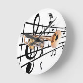 トロンペタ島 ラウンド壁時計 (傾斜)