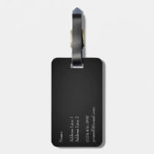 トロンペロエイルヴァイオリン&ボウミュージカル楽器ケース ラゲッジタグ (裏面縦)