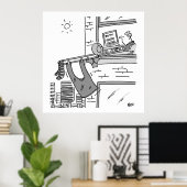 トロンボおもしろいン選手ミュージシャンポスター ポスター (ホームオフィス)