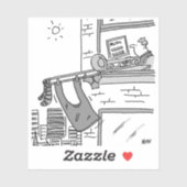 トロンボおもしろいン選手ミュージシャン シール (シート)