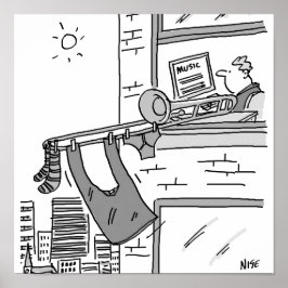 トロンボおもしろいン選手ミュージシャン ポスター