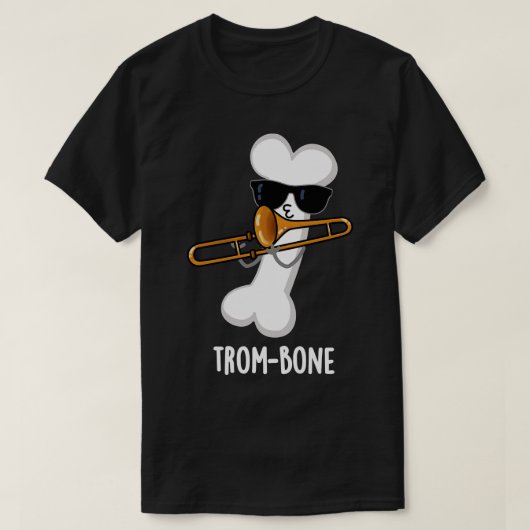 トロンボおもしろいン音楽トロンボンプン1 Tシャツ (デザイン正面)
