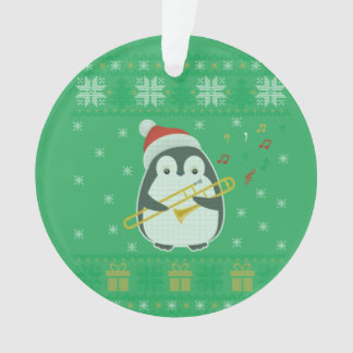 トロンボイン醜いクリスマスセーターペンギンクリスマスファミリー オーナメント