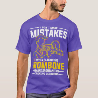 トロンボニストおもしろいギフト音楽引用文トロンボーン Tシャツ