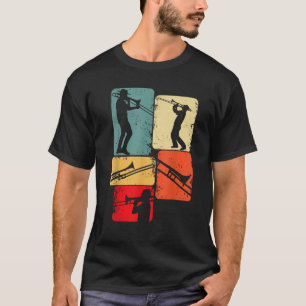 トロンボニストミュージシャンジャズボーイズメンズTシャツ Tシャツ