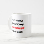 トロンボニスト素晴らし、 コーヒーマグカップ (正面左)