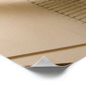 トロンボンキャンバス印刷 ポスター (角)