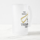 トロンボンスロス フロストグラスビールジョッキ (正面右)