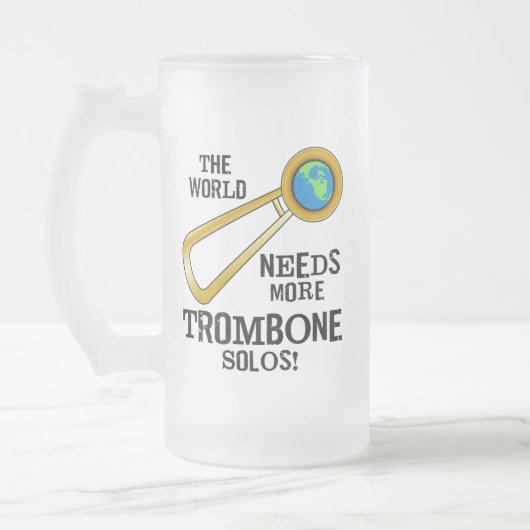 トロンボンスロス フロストグラスビールジョッキ (左)