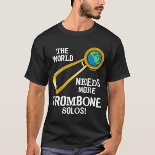 トロンボンソロスミュージカル楽器 Tシャツ