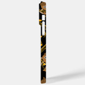 トロンボンナッツミュージックノートブラック Case-Mate iPhoneケース (裏面 / 左)