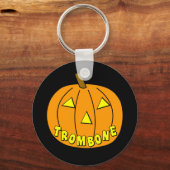 トロンボンハロウィーンパンプキン キーホルダー (正面)