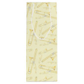 トロンボンミュージシャンバンド先生ワイン抱き枕 ワインギフトバッグ (裏面)