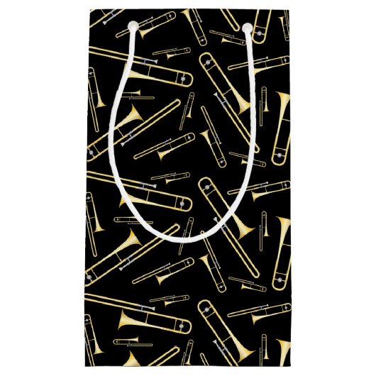 トロンボンミュージック先生 スモールペーパーバッグ (正面)