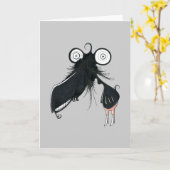 トロンボンモンスターグリーティングカード カード (黄色い花)