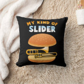 トロンボーおもしろいンプレーヤースライダミュージシャン クッション (ブランケット)