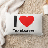 トロンボーンが大好き ランバークッション (ブランケット)