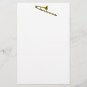 トロンボーンのギア 便箋 (正面)