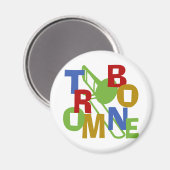 トロンボーンのスクランブル マグネット (正面/裏面)