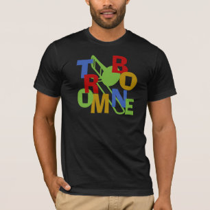 トロンボーンのスクランブル Tシャツ