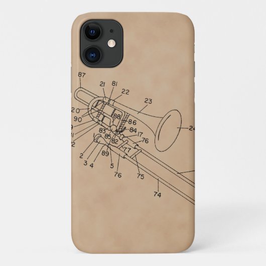 トロンボーンのスライド Case-Mate iPhoneケース (裏面)