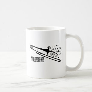 トロンボーンのベクトルデザイン コーヒーマグカップ