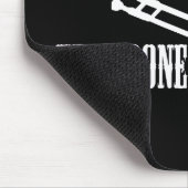 トロンボーンのベクトルデザイン マウスパッド (コーナー)