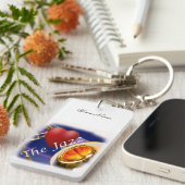 トロンボーンのミュージシャン愛キーホルダーかKeychain キーホルダー (正面右)