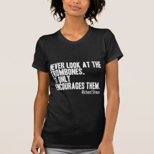 トロンボーンの引用文 Tシャツ