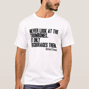 トロンボーンの引用文 Tシャツ