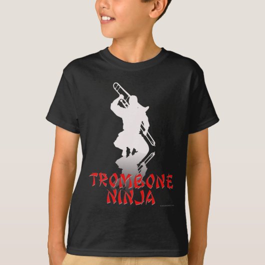 トロンボーンの忍者 Tシャツ (正面)