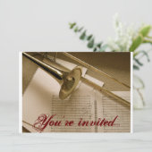 トロンボーンの招待 招待状 (スタンド正面)