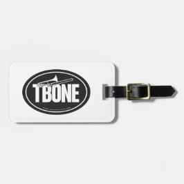 トロンボーンの楽器の例のラベル ラゲッジタグ